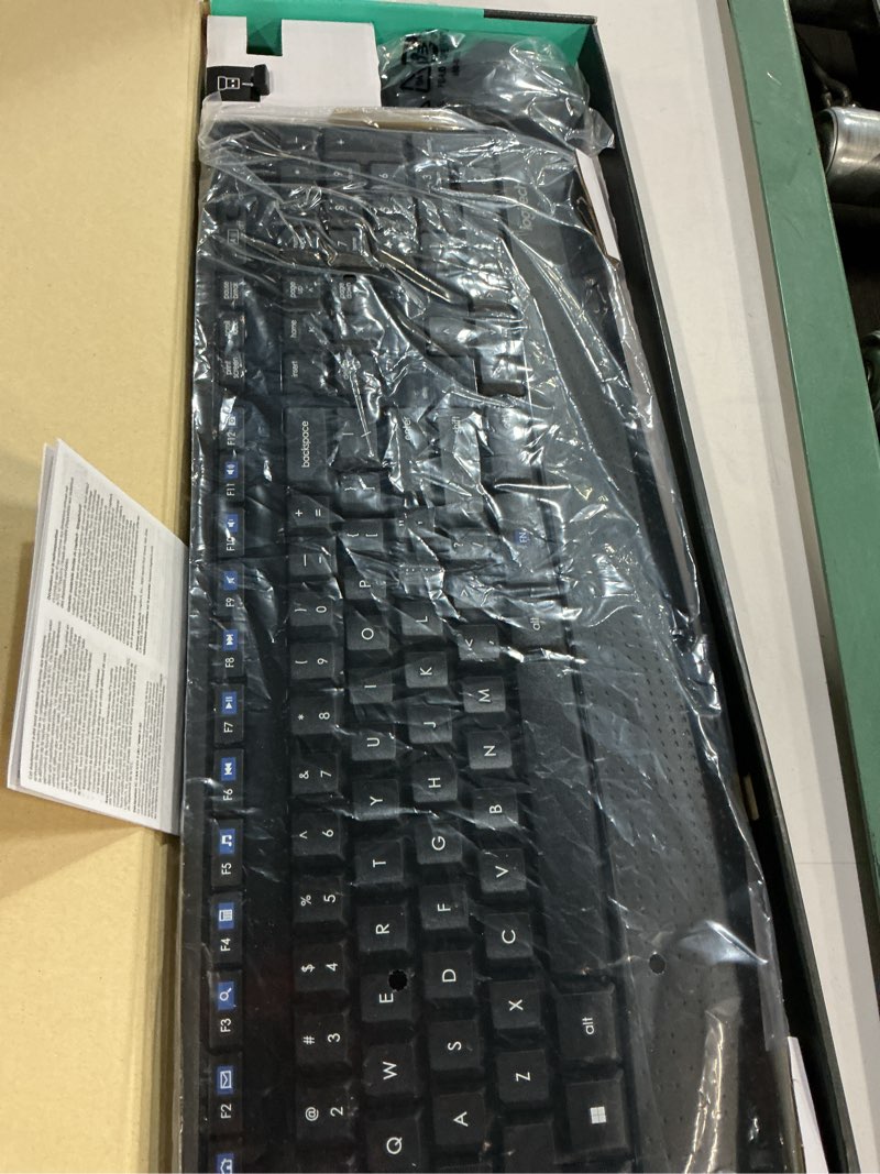Condition photo showing New/Like New for Logitech MK345 Wireless Combo with Full-Size Keyboard and Right-Handed Mouse -