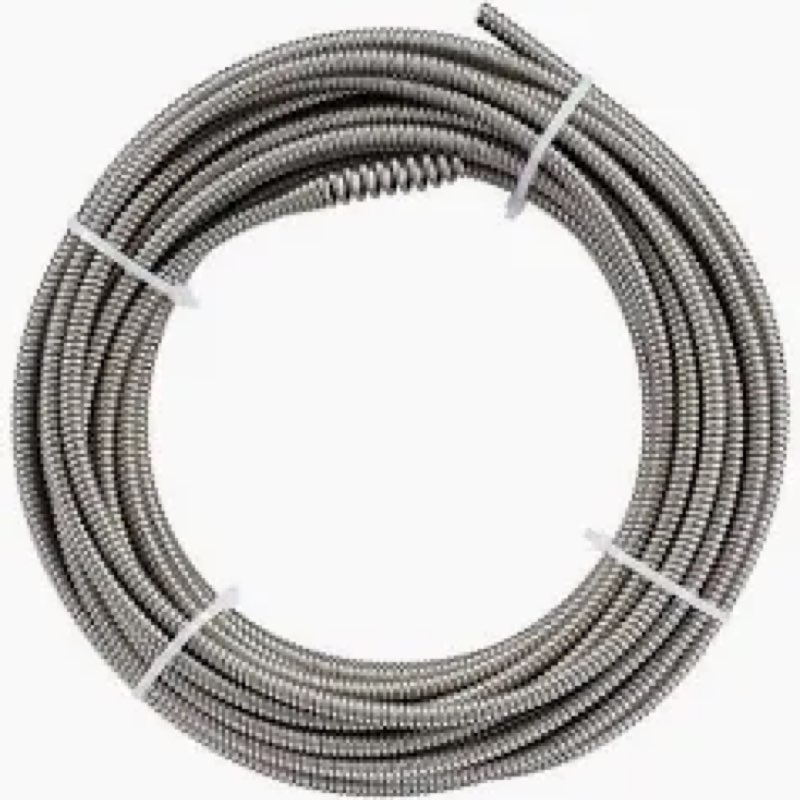 Kobalt 1/2in x 50-ft High carbon wire Hand auger for Drain