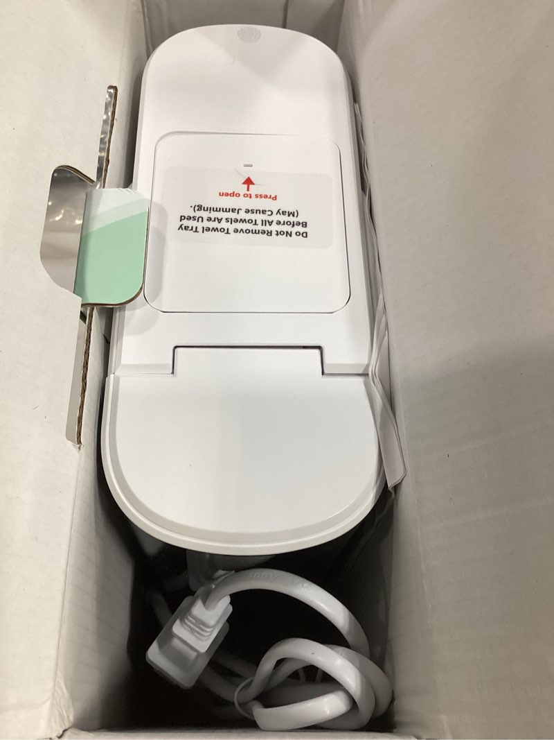 Condition photo showing Good Condition for Hot Face Towel Heater Machine, Towel Warmer, 55°C Constant Temperature, 20 Compressed Towels, Smart Voice Alerts, Auto Heating & Dispensing, White, 60 Count Towel Machine