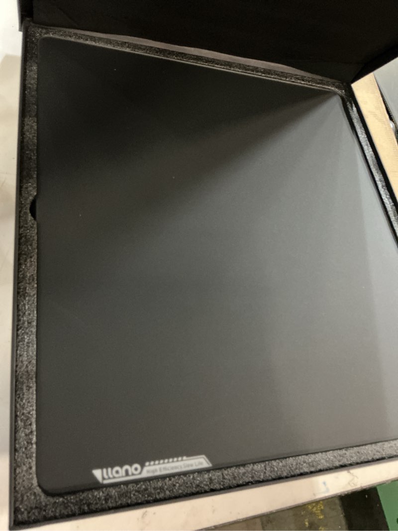 Condition photo showing Good Condition for llano mp001 tempered glass gaming mousepad for fps gamers esport, 17.7”x15.8” mouse mat, ultra-smooth 0.85?m micro-etched surface, 3mm thick, non-slip base, compatible with viper/g502, xl 450mm *400mm 17.7l x 15.8w inches