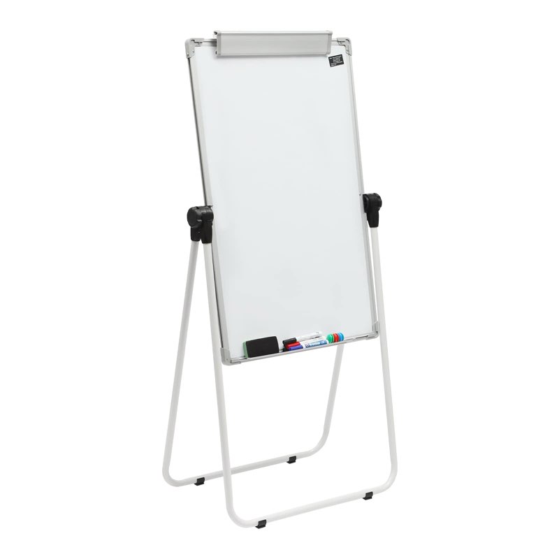 Dry Erase Board with Stand, Double Sided Magnetic Whiteboard, 24 x 36 Portable Height Adjustable Whi