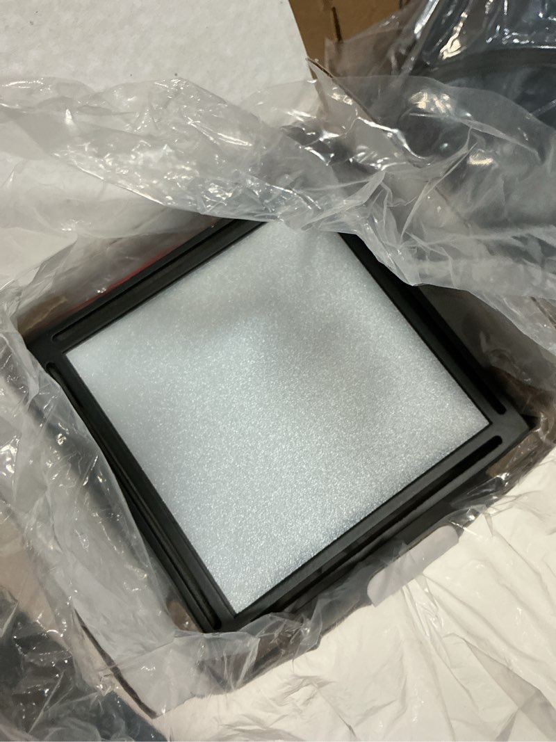 Condition photo showing As Is for mixoo 4x6 picture frame light , vintage rotating photo frame tabletop lamp , touch desk lamp for bedroom bedside, table lamps for office family retirement anniversary birthday father's day teacher appreciation gifts (wooden black)