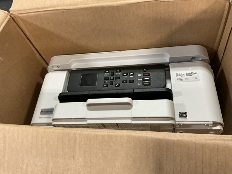 Condition photo showing As Is for Brother INKvestment 1365 Wireless Color Inkjet All-in-One Printer with Automatic Duplex Printing and 1.8” Color Display | Includes Refresh Subscription Trial(1) (MFC-J1365DW) Upgraded Version MFCJ1365DW Adds Duplex New