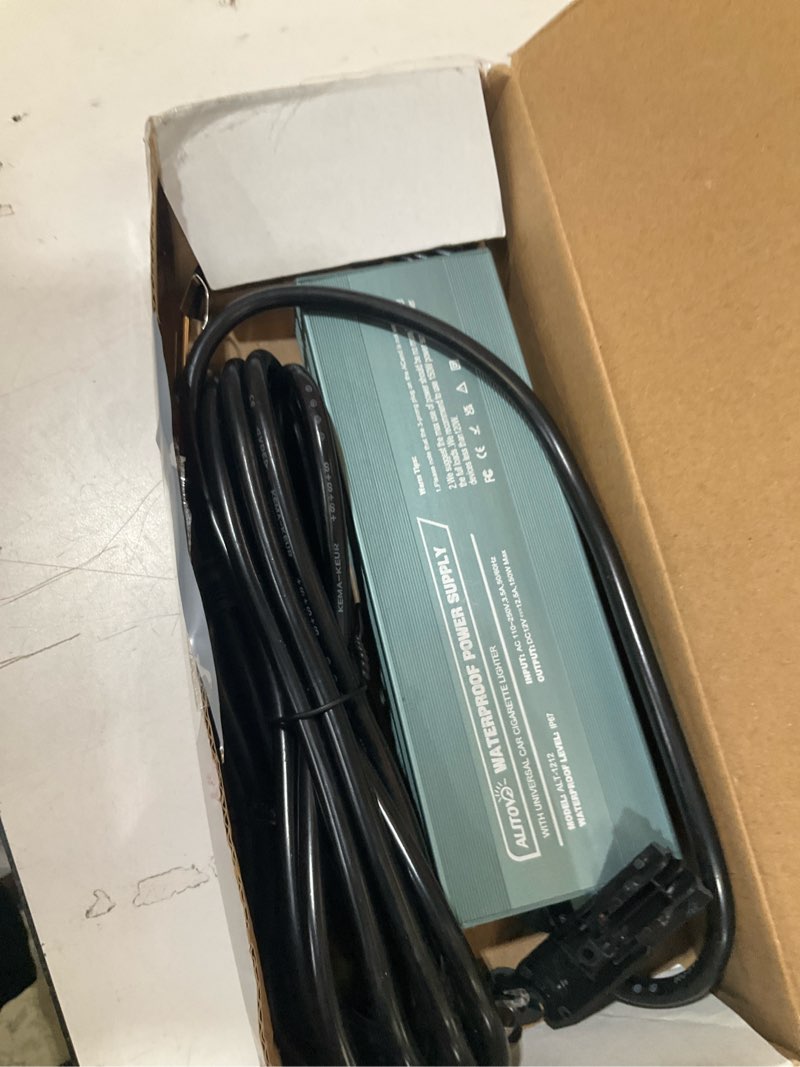 Condition photo showing Good Condition for waterproof 12v power supply adapter for gmg green mountain grill jim bowie, daniel boone, davy crockett prime/prime plus grill, p-1001 p-1266 13ft power cord replacement part for ledge peak trek