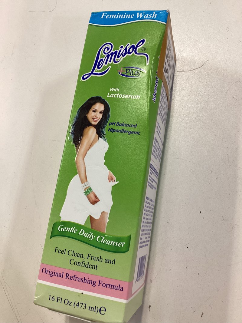 Condition photo showing New/Like New for Lemisol Feminine Wash, Gentle Daily Cleanser with Lactoserum, Helps you Keep pH Balanced, Hypoallergenic, Keeps Women Clean, Fresh and Confident, Original Formula, 16 Fl Oz, [Pack of 2]