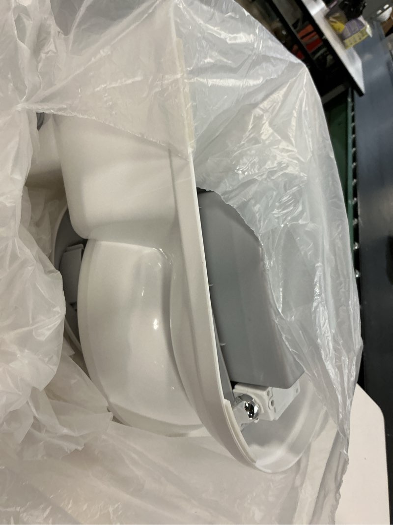 Condition photo showing As Is for Real Feel 2-in-1 Potty with Wipes Storage, Flushing Sounds & Disposable Liners - Realistic Toilet - Easy to Clean & Assemble - Jool Baby (Gray)