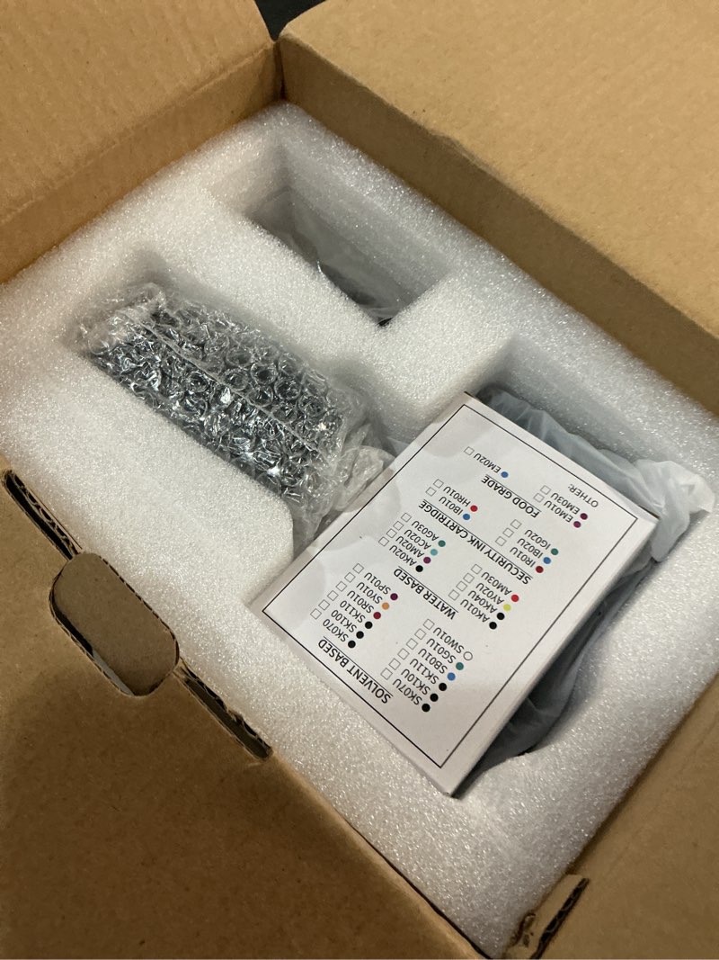 Condition photo showing Good Condition for handheld inkjet printer with 42ml quick-drying ink cartridge, portable handheld printer gun with 4.3 inch touch screen for text qrcode barcode batch number label logo image