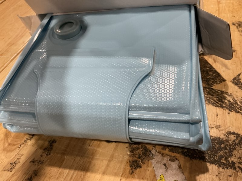Condition photo showing Good Condition for yomauiyee baby bathtub,foldable toddler tub with rinse cup,portable collapsible bathtub for 6m-5y, no assembly easy to clean,ideal gifts for baby shower & baby registry search blue
