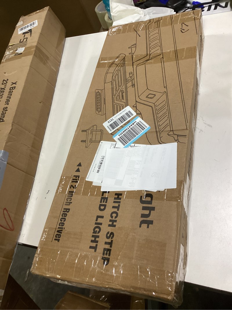 Condition photo showing Good Condition for Nilight Hitch Step 2 Inch Receiver Universal with LED Light, Pin Lock and U-Bolts Stabilize,Rear Bum