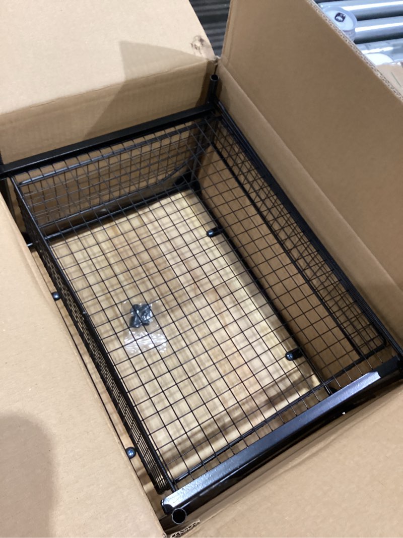 Condition photo showing As Is for Coffee Pod Drawer Holder,Coffee Machine Storage Rack,Home Kitchen Counter Coffee Bar Organizer,Storage Basket Drawer (Gold)