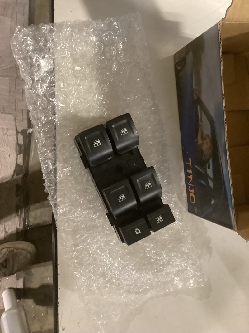 Condition photo showing Good Condition for front driver side power master window switch button compatible with 2015-2018 chevy silverado 1500 fit for chevrolet gmc sierra 2500hd 3500hd, power window control switch replace # 23427098, 23129539
