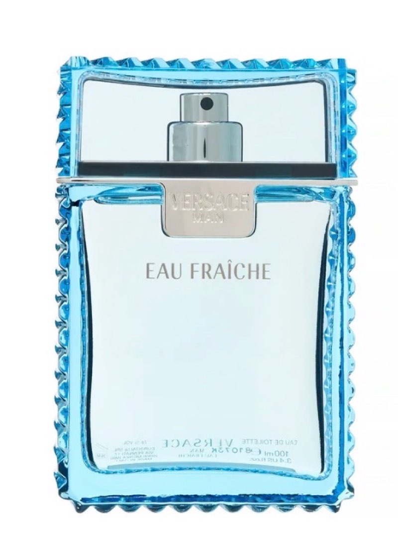 versace man eau fraiche- eau de toilette spray 3.4 oz