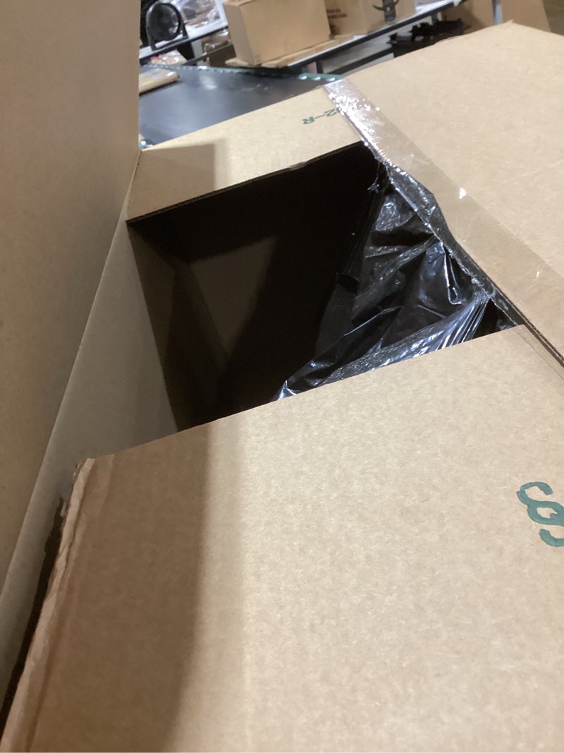 Condition photo showing As Is for zinus 1.5 inch swirl gel cooling memory foam mattress topper, smaller, more convenient wonderbox packaging, cooling, airflow design, certipur-us certified, king king 1.5" new small box