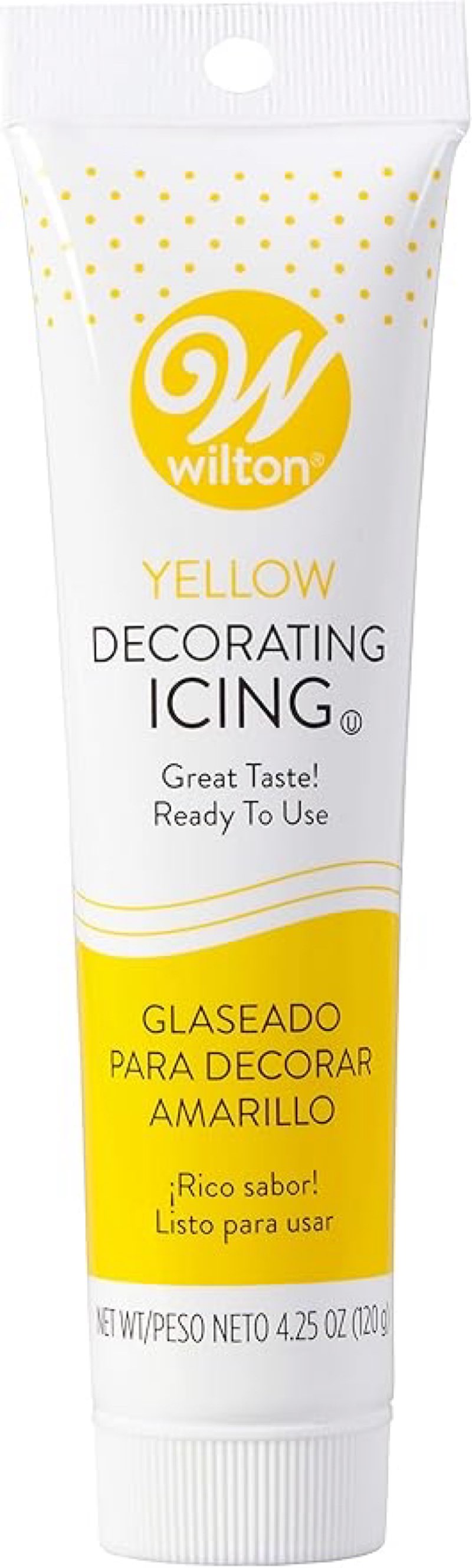 Food Items ICING TUBES 4.25OZ LEMN YELLW, us:one size, Lemon Yellow