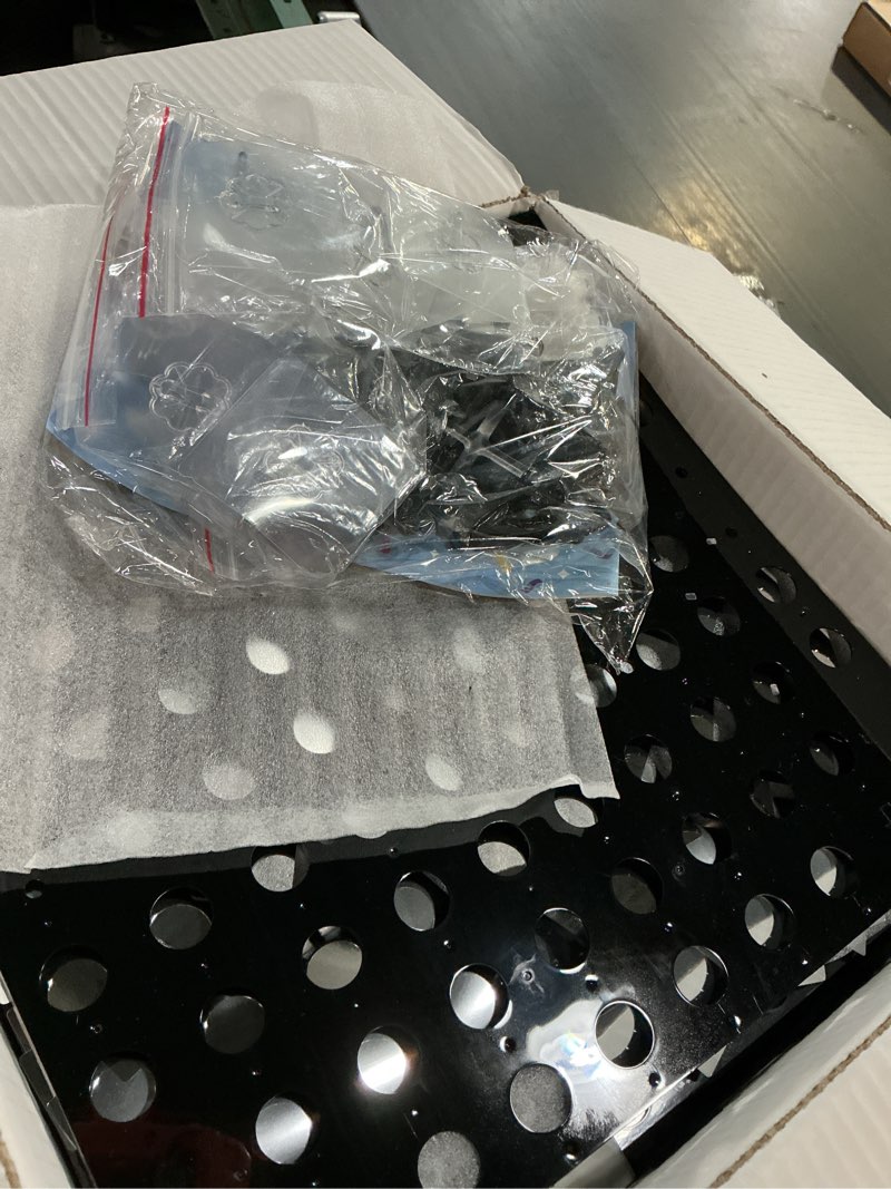 Condition photo showing Good Condition for qcity silver shimmer wall backdrop 36pcs, black back not see-through design, square sequin glitter backdrop panel, perfect for outdoor events, birthdays, wedding and party decoration