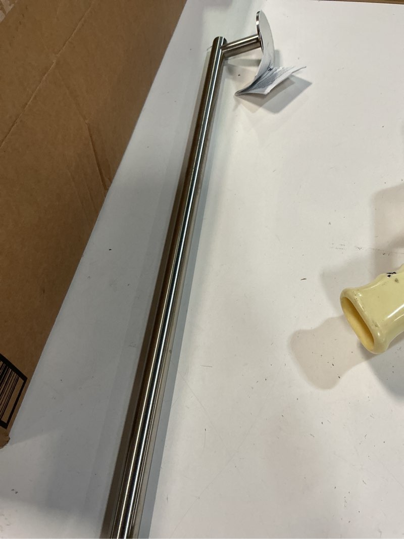 Condition photo showing Good Condition for 24 inch sus304 stainless steel brushed nickel command towel bars - self adhesive towel holder for bathroom wall and kitchen and showroom inside, bathroom organizers and storage brushed nickel 23.6 inch