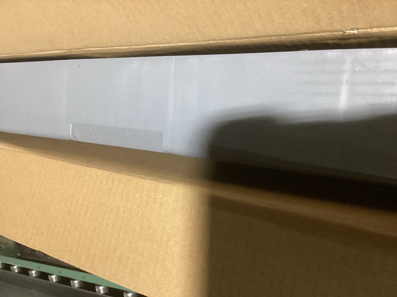 Condition photo showing As Is for mini split pad for condenser: ground base for air conditioner outdoor condenser units, plastic equipment pad for ductless minisplit heat pump systems havc, gray, 24'' x 24'' x 3'' 24" x 24" x 3"