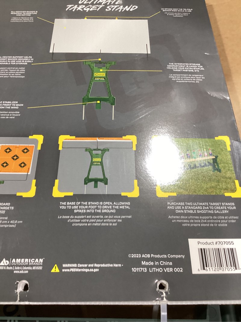 Condition photo showing Good Condition for caldwell ultimate target stand with compact design for shooting, sighting in and range practice with replacement backers (sold separately)