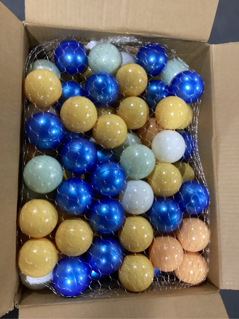Condition photo showing Good Condition for clear ball pit balls - crush proof plastic toy balls for boys and girls 100 pack colorful