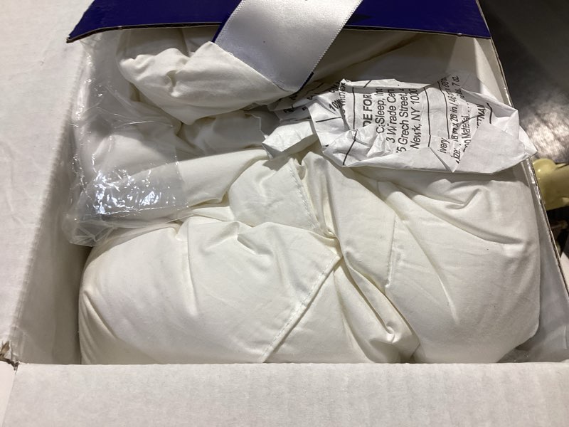 Condition photo showing As Is for Casper - Essential Pillow - White