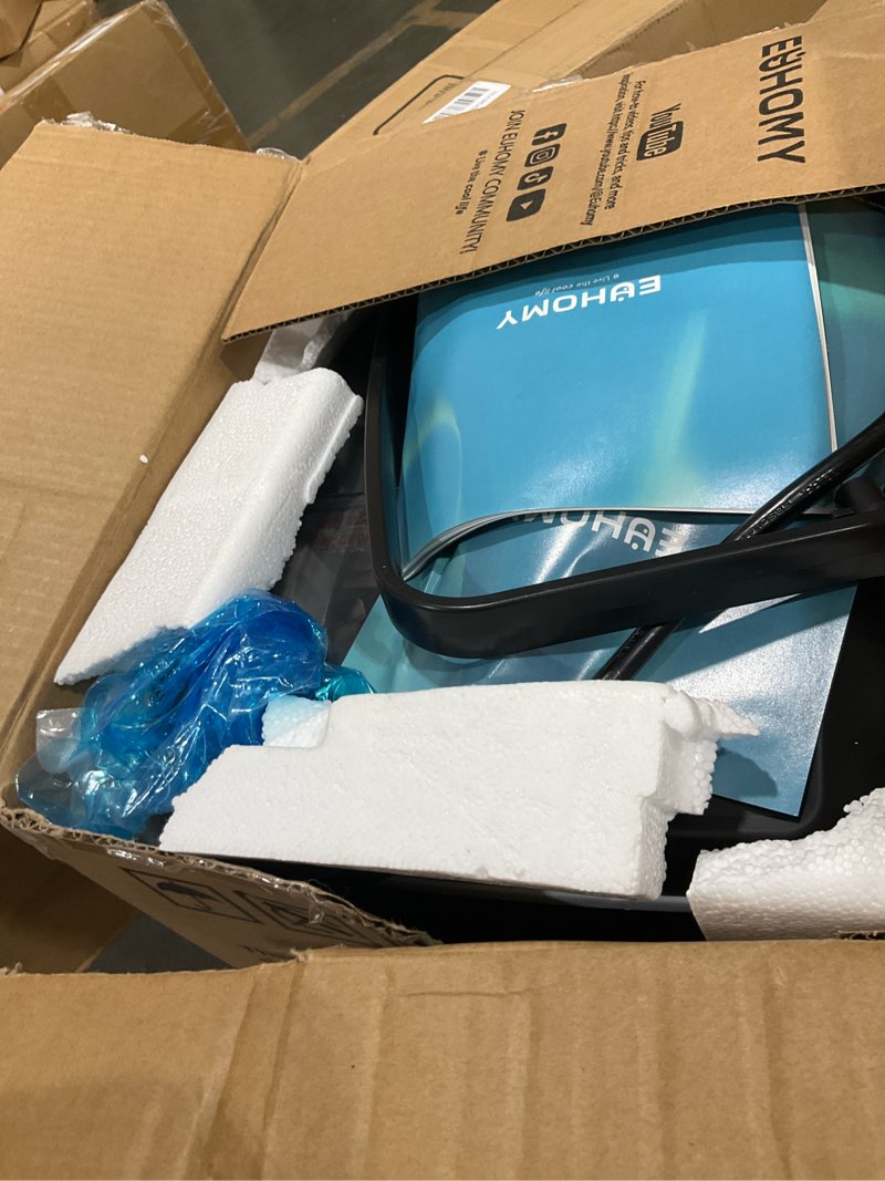 Condition photo showing Good Condition for euhomy ice maker countertop, 9 cubes ready in 6 mins, 26lbs/24h, self-cleaning, portable ice maker machine with carry handle, basket and scoop, 2 sizes of bullet ice for home, kitchen, office