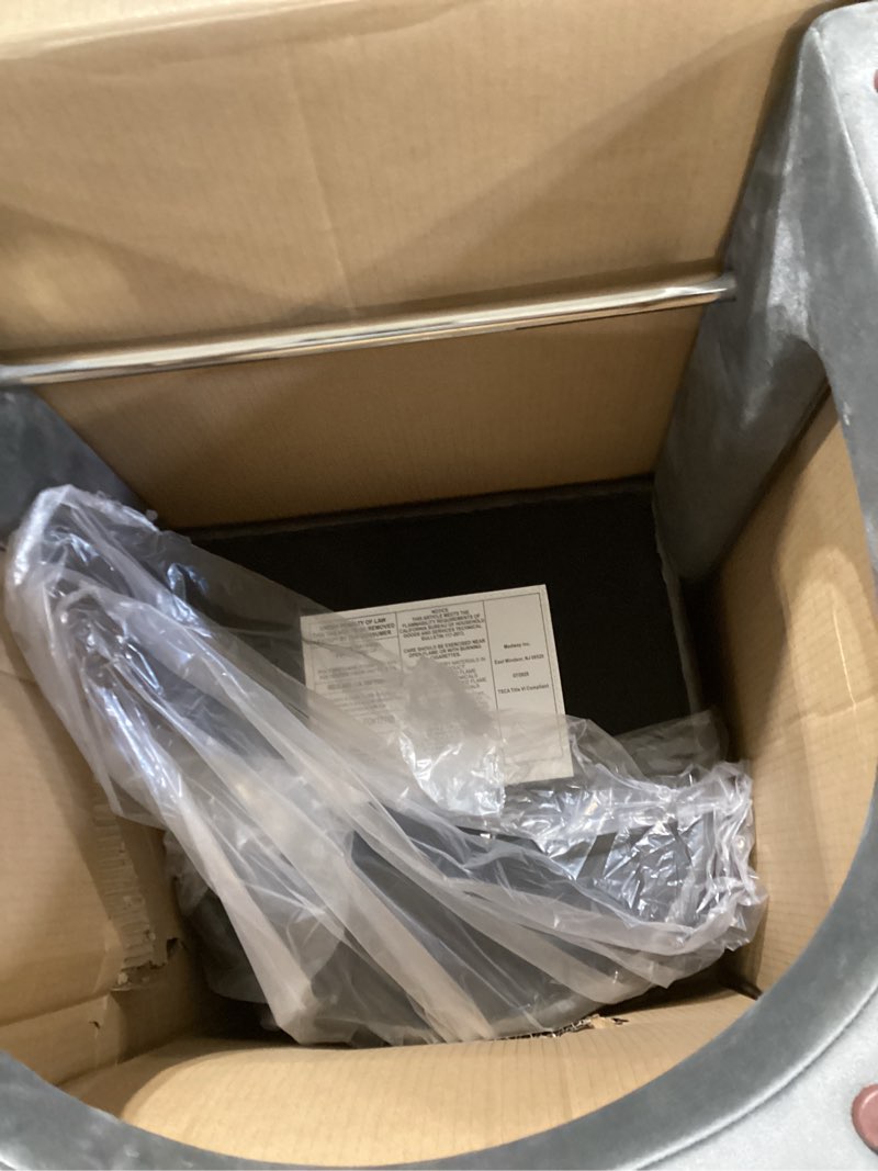 Condition photo showing Good Condition for modway winslow performance velvet counter stool with stainless steel footrest in storm gray