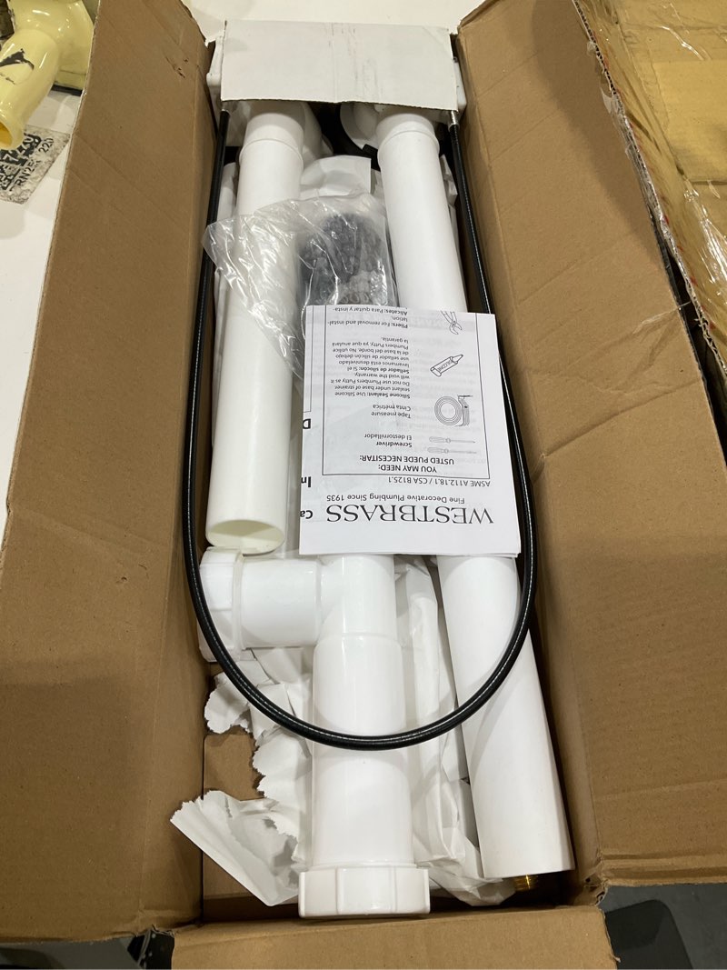 Condition photo showing Good Condition for Westbrass Tubular 35 in. Cable Drive Bath Waste, Oil Rubbed Bronze, D50P35TLE-12 Oil Rubbed Bronze 1 Pack