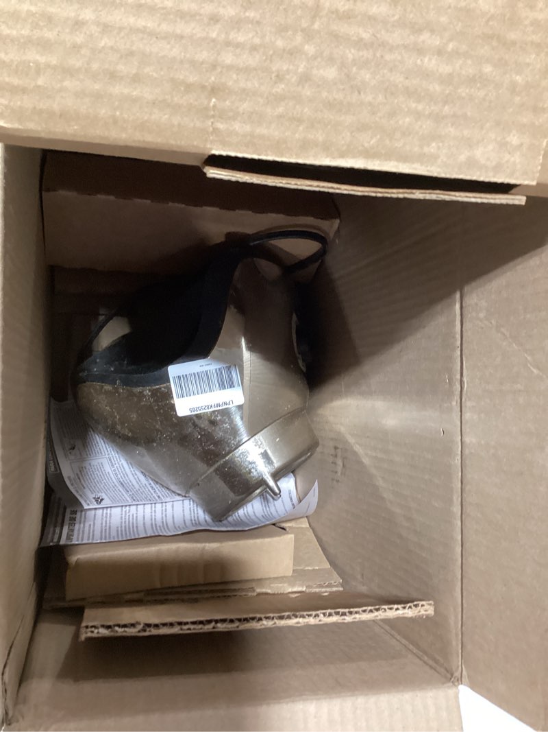 Condition photo showing As Is for Oster Classic Series 16-Speed Blender with Food Chopper & 5-Cup Glass Jar, Countertop Kitchen Blender, Brushed Nickel Black + Glass Jar Countertop Blenders