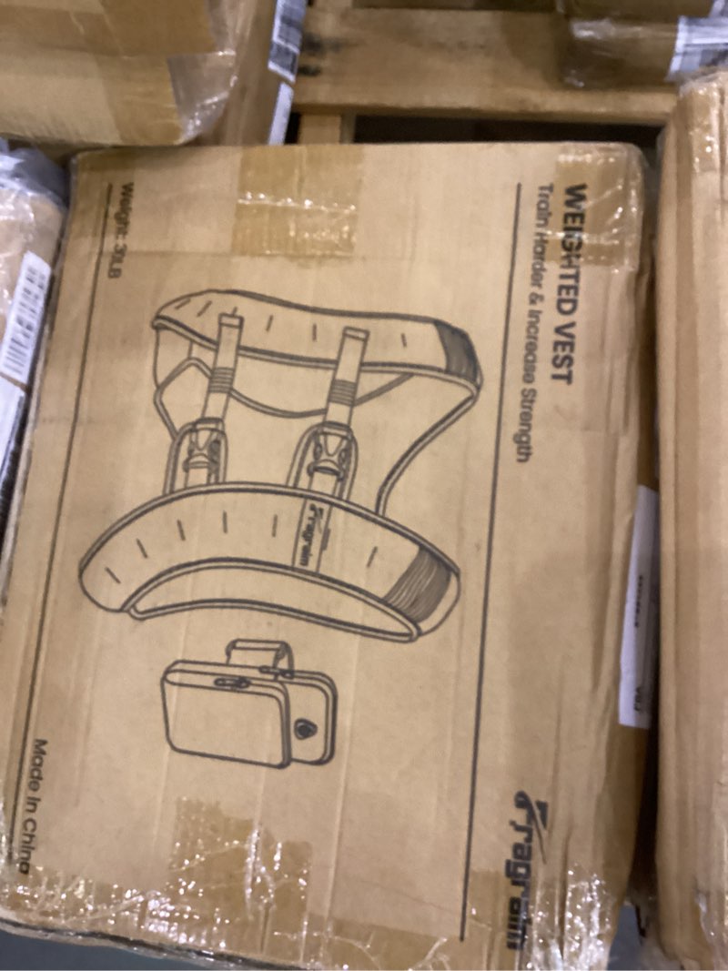 Fragraim Weighted Vest for Women Men - 30lb Weight Vest with Reflective Stripe, Detachable Phone Pou