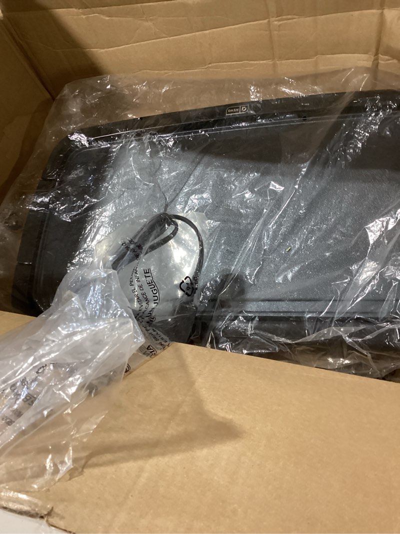 Condition photo showing Good Condition for Dash Deluxe Everyday Griddle - Electric Griddle with Removable Plate - Nonstick, Easy-Clean Surface & Anti-Slip Base - Recipe Book Included - Black