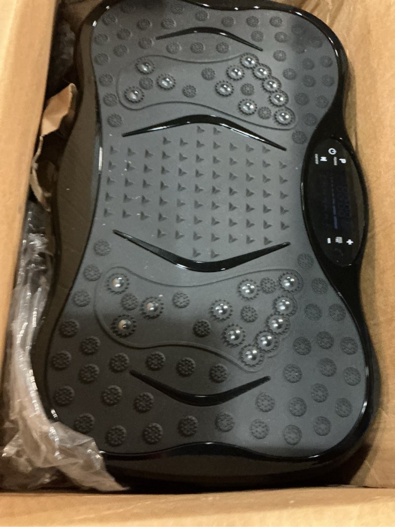 Condition photo showing Good Condition for Vibration Plate Exercise Machine, Lymphatic Drainage Machine for Weight Loss, Lymphatic Drainage & Muscle Recovery, Multiple Speeds with Bluetooth & Remote, Max User Weight 330lbs