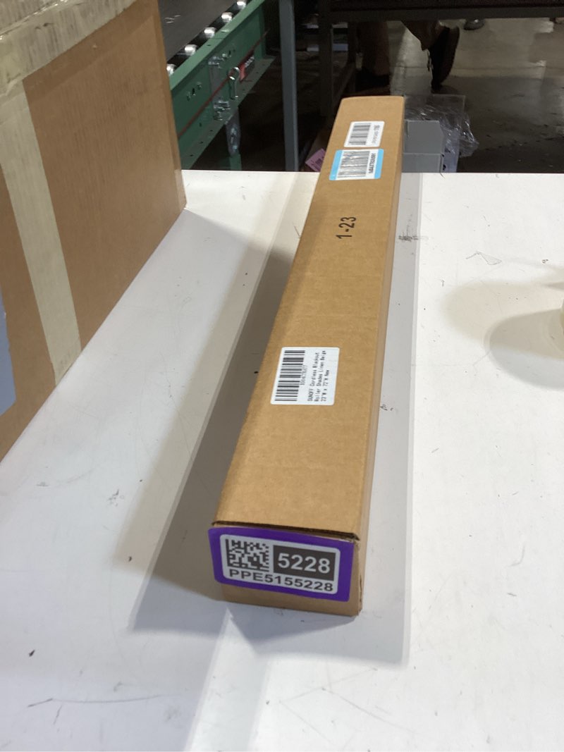 Condition photo showing New/Like New for sunoff blackout roller shades blinds cordless for windows pull down room darkening door blinds with thermal insulated easy to install for living room,bedroom,home,office linen beige 23" w x 72" h 23"w x 72"h linen beige