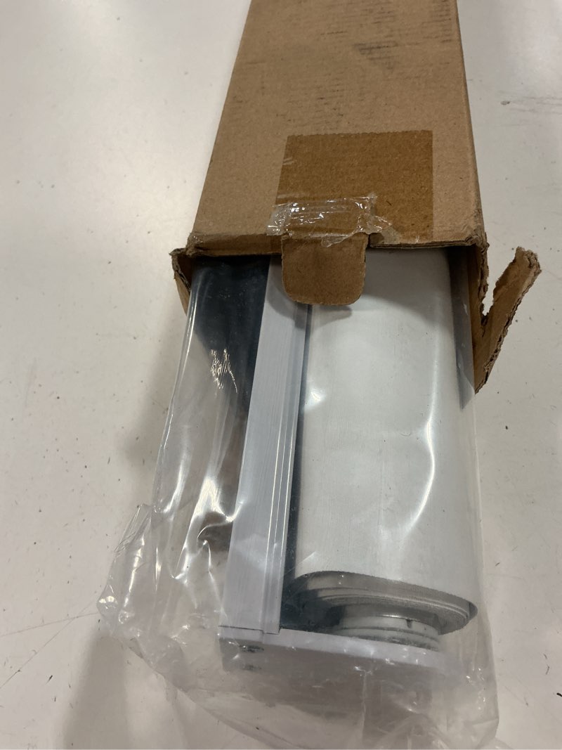 Condition photo showing New/Like New for GENIMO 100% Blackout Roller Window Shades, Window Blinds Cordless with Thermal Insulated, UV Protection Fabric, Mini French Door Blinds for Home, Office, Bedroom, Easy to Install, White, 35" W X 72" H A.white | 100% Blackout 35"W x 72"H