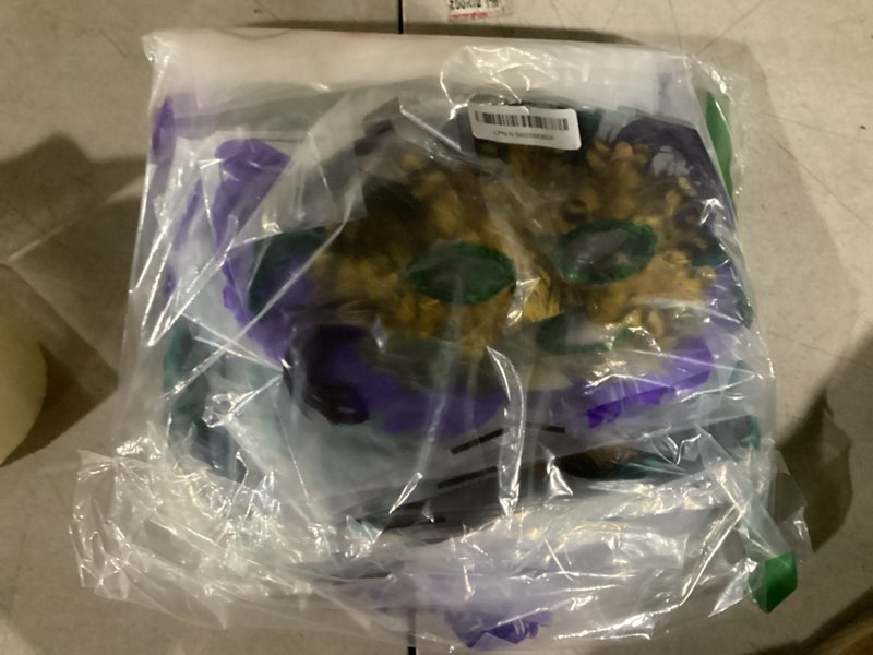 Condition photo showing Good Condition for Bedwina Bulk Mardi Gras Masks 50 or 300Pcs- Carnival Masquerade for Women, Men, Kids Party Costume, Mardi Gras Decorations 50-pcs