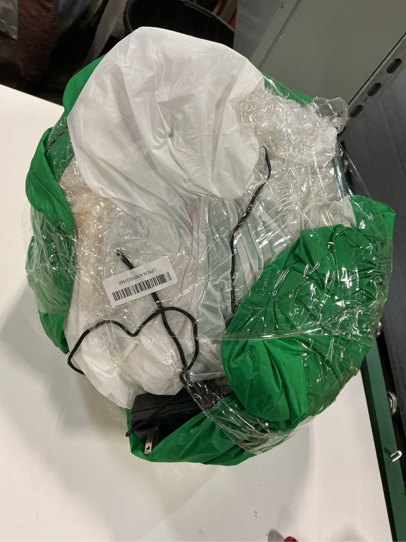 Condition photo showing As Is for 12FT Giant Christmas Inflatables Outdoor Decorations - Large Blow Up Christmas Tree with Gift Boxes - Rotating LED Lights Inflatable Xmas Decor for Yard Lawn Garden Holiday Party Giant Christmas Tree -12Ft