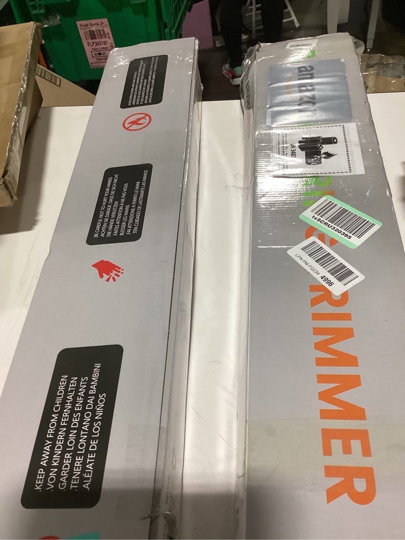 Condition photo showing Good Condition for weed wacker 21v brush cutter battery powered lightweight.electric weed eater for lawns and farmland, diy garden, lawn care.cordless weed trimmer weed wacker with 2 x 2000mah battery and charger. black
