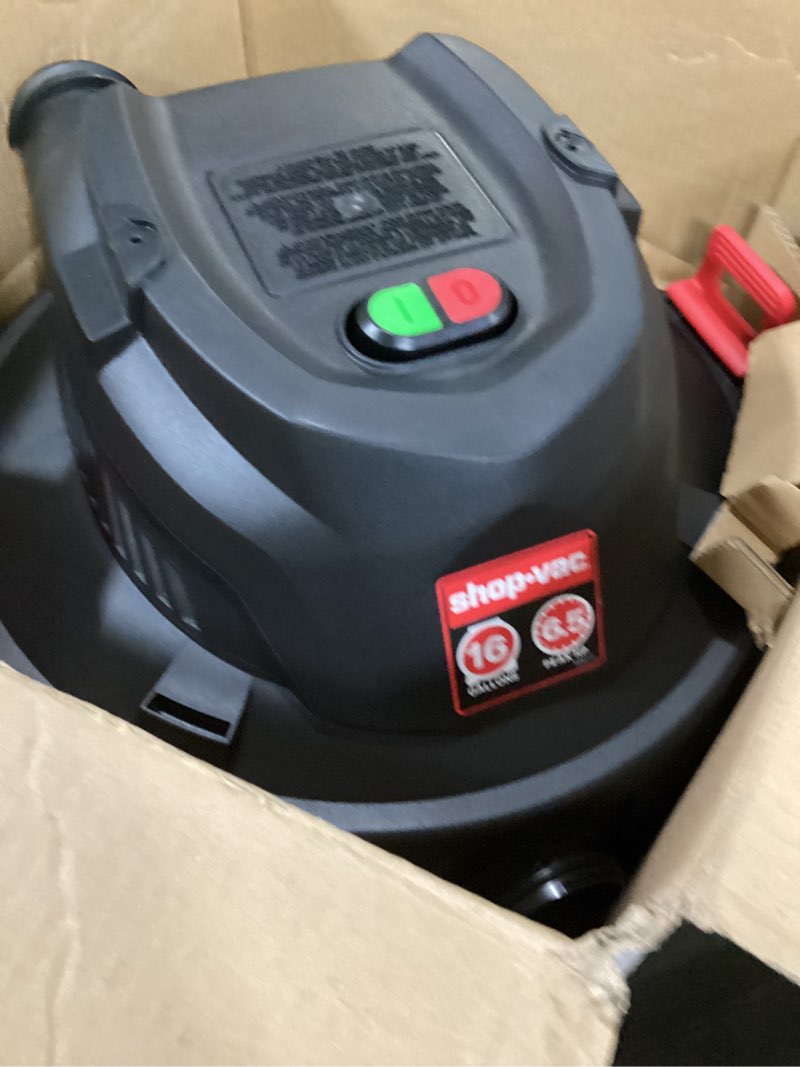 Condition photo showing As Is for shop.vac wet dry vacuum aspirateur pour dechets  vacuum