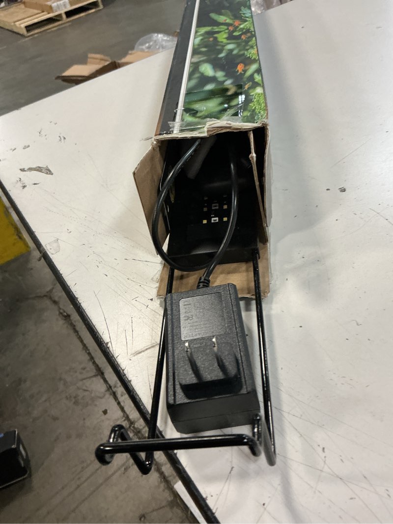 Condition photo showing Good Condition for GLOWRIUM LED Aquarium Light with Remote, Full Spectrum Fish Tank Light with Auto Timer, IP67 Waterproof Freshwater Planted Tank Light, Dimmable RGB+W+Moon LEDs with High Performance (27W 36-41inch) 27W 36-47inch