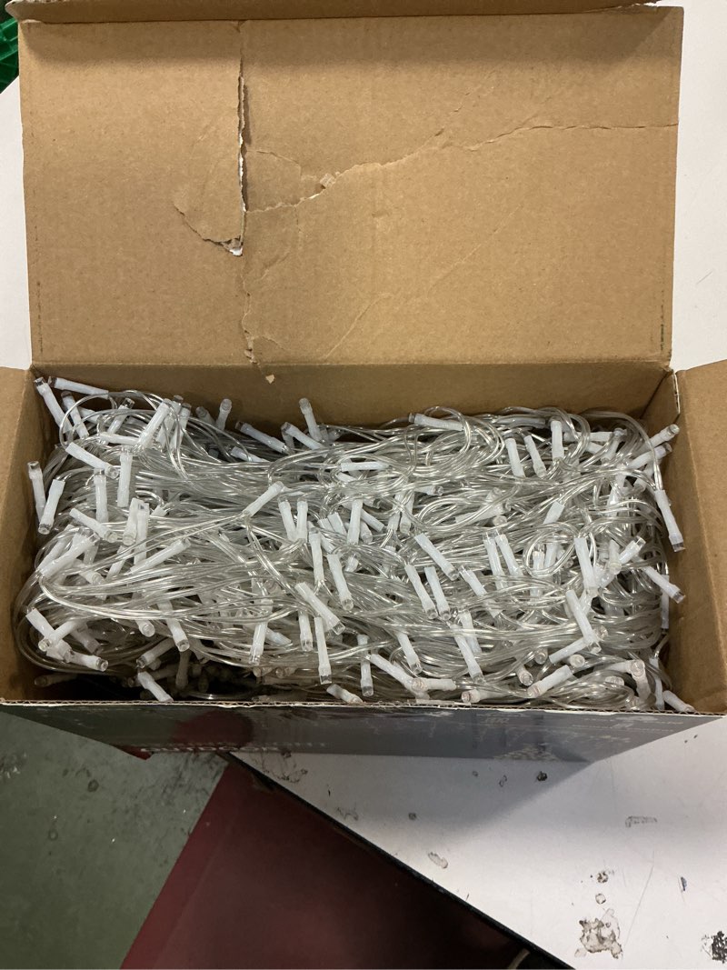 Condition photo showing Good Condition for Christmas String Lights Outdoor - 131Ft/40M 1680 LED 8 Modes with Remote Control and App Waterproof Christmas Lights for Patio Yard Garden Wedding Party-Multicolor Multicolor 1680LED / 131FT