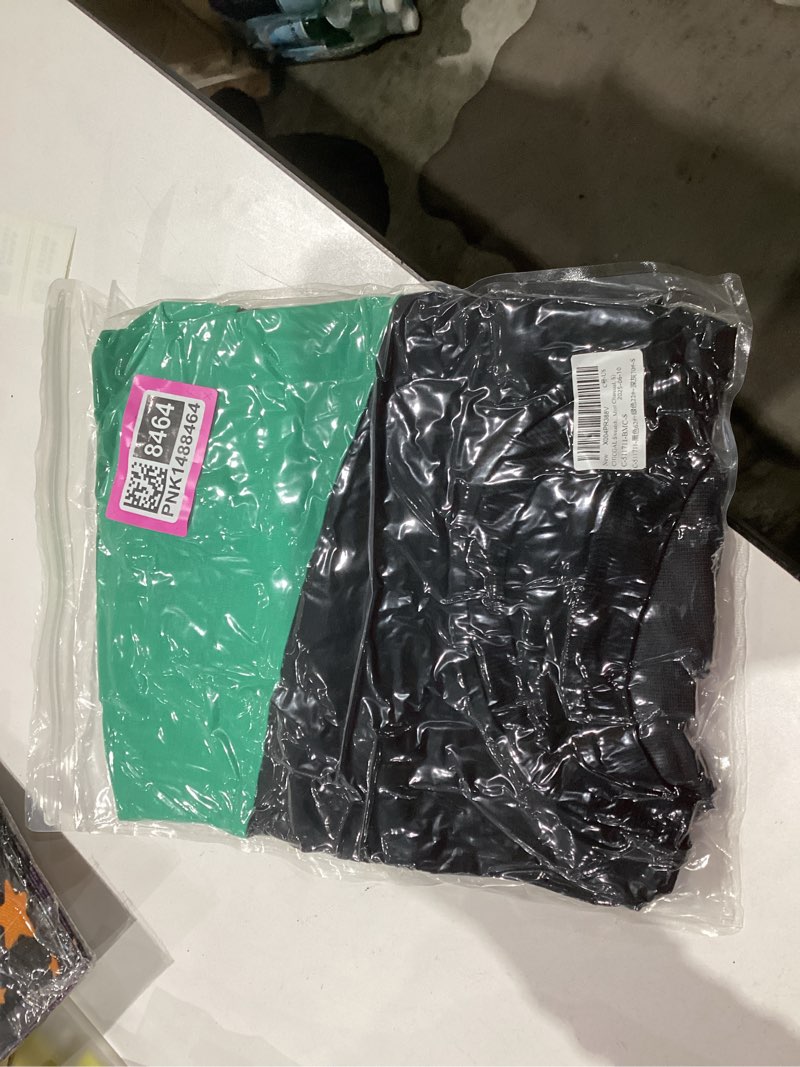 Condition photo showing New/Like New for CHICGAL Sweatshirt for Women Long Sleeve Shirts Crewneck Color Block Loose Fit Pullover Fall Tops Small Black Mint Charcoal