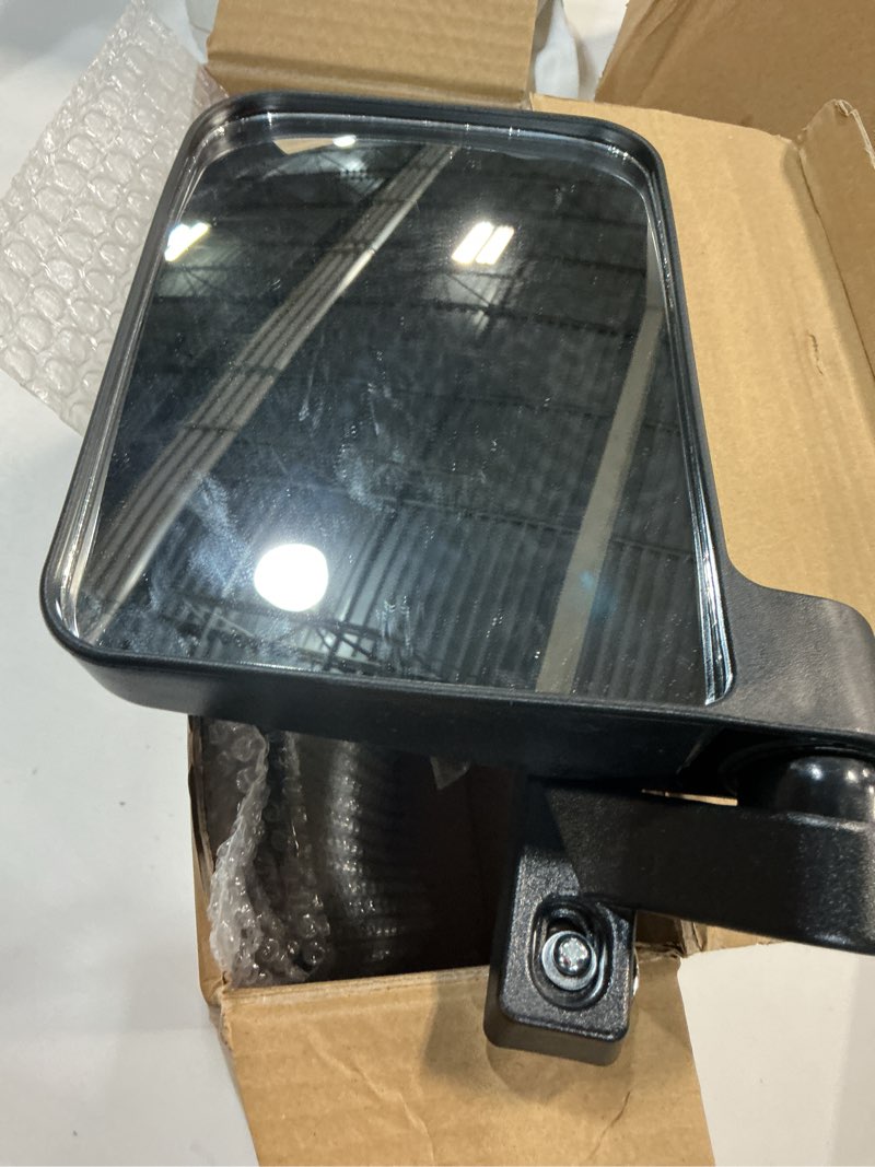 Condition photo showing item condition for Piclafe Universal Magnetic Side Mirrors with Recessed Reflector, Strong Magnetic Mirrors for Golf Cart, Tractors, Forklifts, Lawn Mowers, Compatible with Yamaha Club Car, EZGO, John Deere, Kubota B-Magnetic