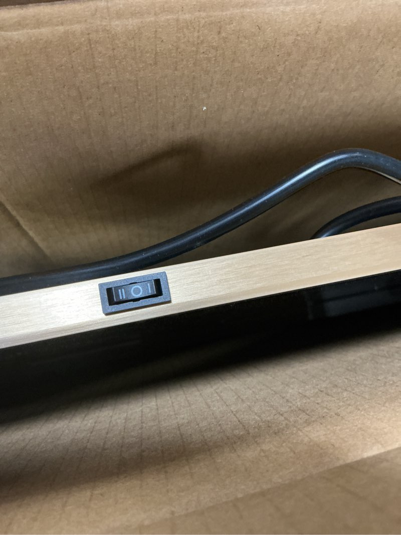 Condition photo showing Good Condition for Electric Warming Tray (XXL 32”x18”)?Food Warmers for Parties Buffet with Thermostat & Full Surface Heating, Tempered Glass Warming Mat for Food, Temperature Adjustable Gold Handles Food Warming Mat Black Extra Large 32"x18"