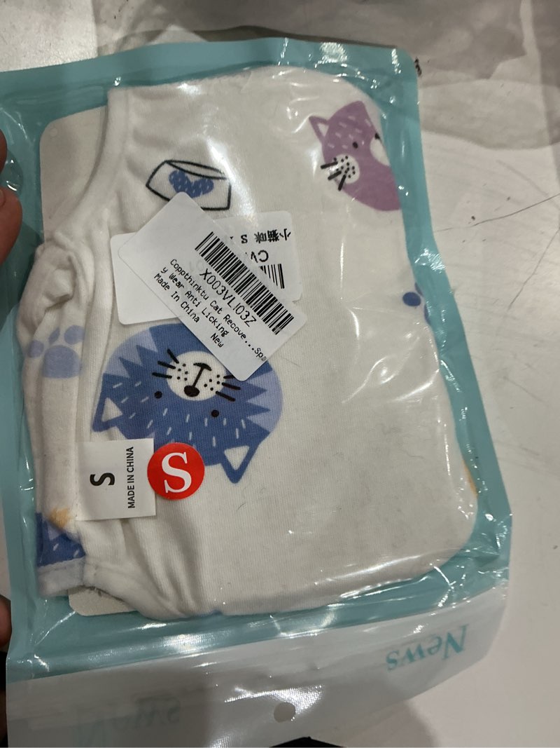 Condition photo showing Good Condition for coppthinktu cat recovery suit female, breathable cat onesie after surgery female for abdominal wounds or skin diseases, surgery recovery suit kitten surgical onesie after spay wear anti licking small white