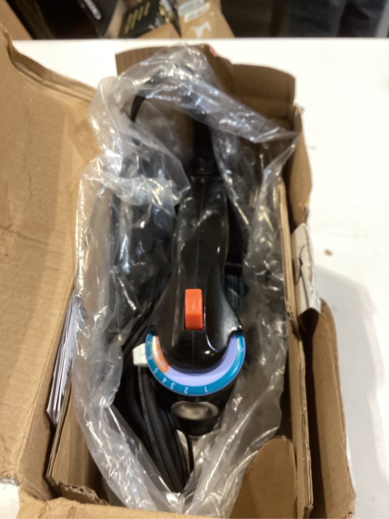 Condition photo showing Good Condition for black+decker the classic iron, f67e-t, aluminum soleplate, steam or dry ironing, 7 temperature settings, anti-drip standard
