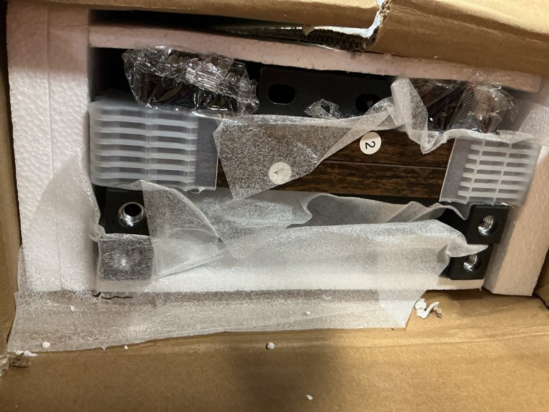 Condition photo showing Good Condition for 63 Inch Sofa Table?Narrow Console Table with Power Outlet?Slim Entryway Table for Living Room,Hallway,Bedroom(Rustic Brown) 71in