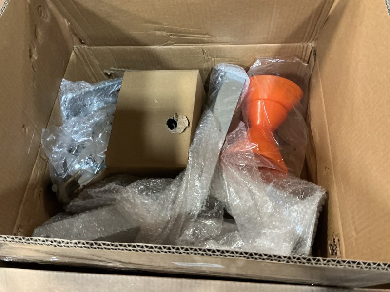 Condition photo showing As Is for 1200lb boat trailer winch stand with galvanized adjustable mount post & roller - fits 3" w x 4" h trailer tongue, includes ratchet winch kit