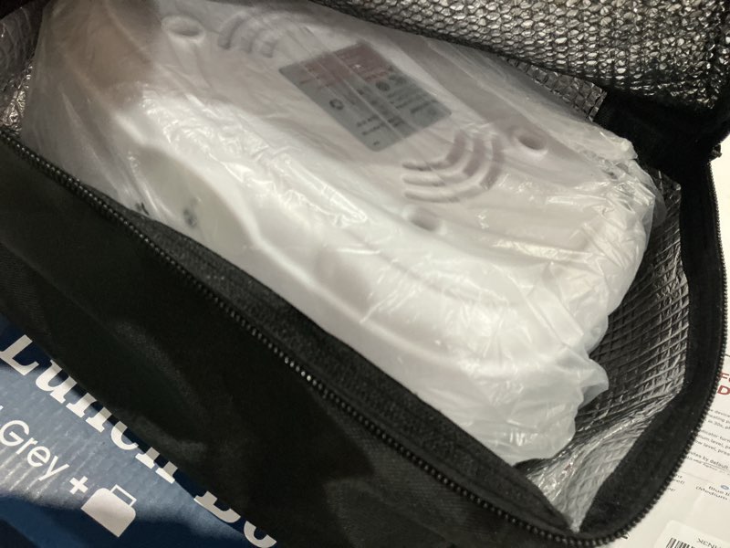 Condition photo showing Good Condition for travelisimo electric lunch box for adults 100w heated lunch box for men 1.5l stainless steel portable food warmer, 12/24/110v for travel & work, loncheras electricas para calentar almuerzo gray