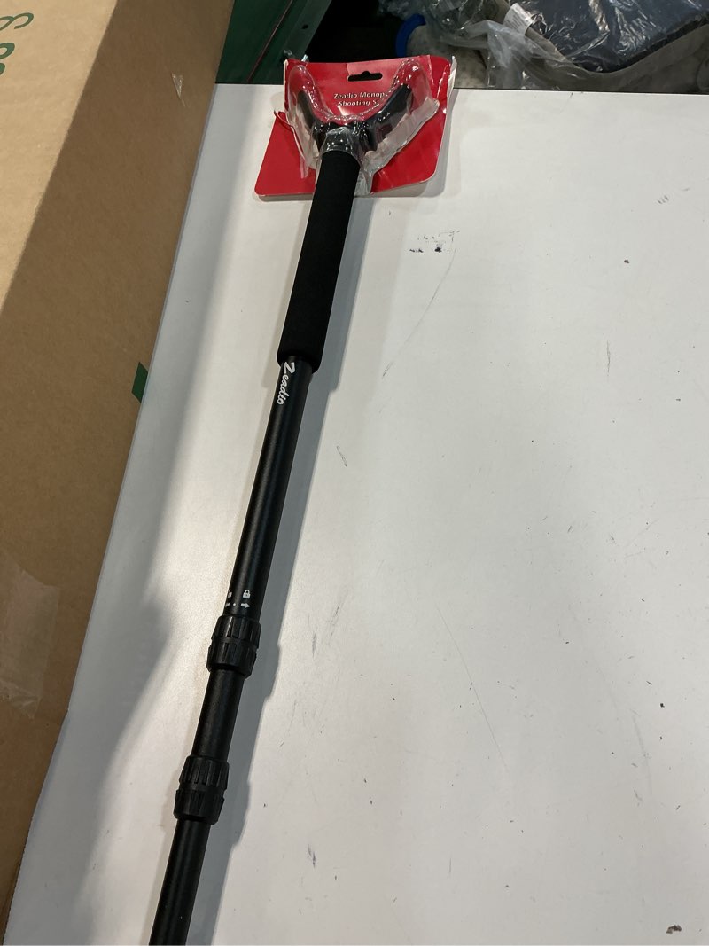 Condition photo showing Good Condition for Zeadio Monopod Shooting Stick Rest with High Density Foam Grip, Twist-Style Locking Leg, and Non-Marring V-Yoke Shooting Rest Head for Shooting and Outdoor Standard