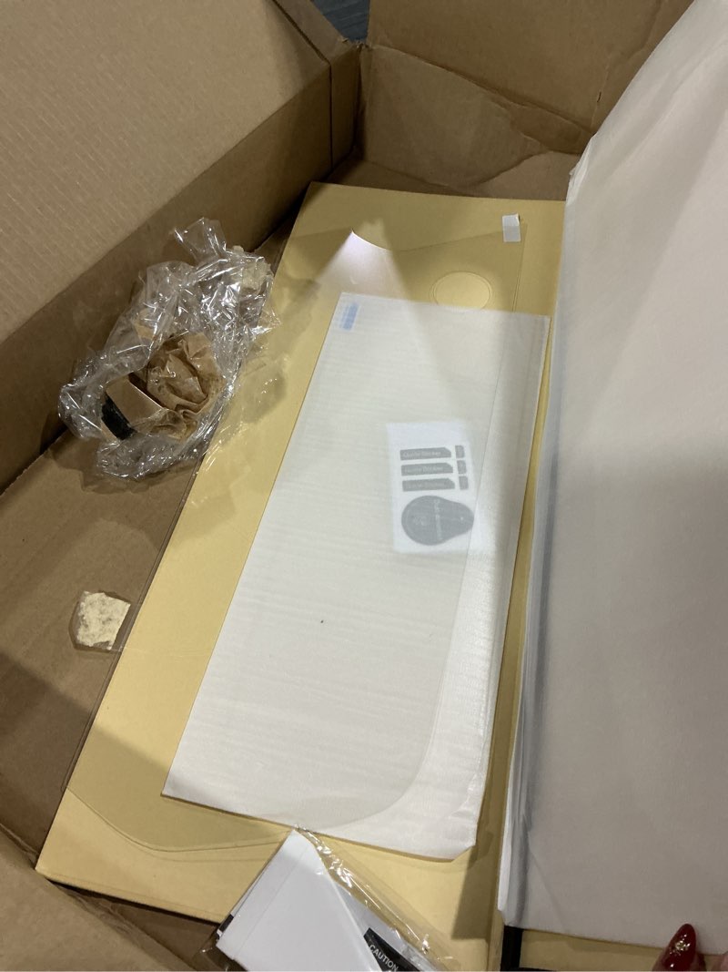 Condition photo showing As Is for intget 2pcs screen protector for 2024 2025 2026 chevy traverse accessories lt/z71/high country/rs tempered glass for 17.7 inch touchscreen 11 inch digital gauge for 2026 chevy traverse z71 accessories 11" & 17.7" screen protector for 2024+ chevy traverse