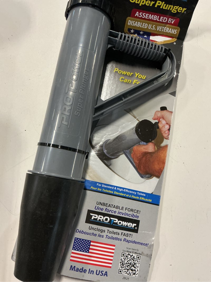 Condition photo showing Good Condition for pro power toilet plunger
